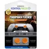 Image de Extenseur de poignée pour manette PS5/PS4 Steelseries - KontrolFreek Sports -Clutch edition -Orange - kit de 2