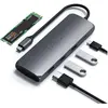 Image de Satechi Hybrid Multiport (USB-C, 7 ports), Station d'accueil + hub USB, Gris