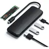 Image de Satechi Hybrid Multiport (USB-C, 1 portion), Station d’accueil + hub USB, Noir