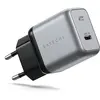 Image de Satechi Chargeur mural USB-C GaN 30W (30 W, 1 portion), Chargeur USB, Noir, Argent