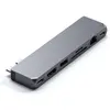 Image de Satechi Dual USB-C Pro Hub Max (USB-C, 7 ports), Station d’accueil + hub USB, Gris