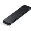 Image de Satechi Pro Hub Slim (USB-C, 7 ports), Station d’accueil + hub USB, Noir