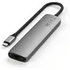 Image de Satechi Slim 7 (USB-C, 7 ports), Station d’accueil + hub USB, Argent