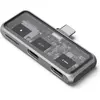 Image de Satechi Mobile XR Hub with microSD (USB-C), Station d'accueil + hub USB, Transparent, Gris