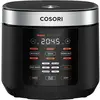 Image de Cosori CRC-R501-KEUR, Cuiseur vapeur + cuiseur à riz, Noir, Argent