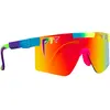 Image de Pit Viper, Unisexe, Lunettes de sport, The Pride Original Polarized Rainbow Wide (Arc-en-ciel blanc, Rainbow), Multicolore