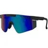 Image de Pit Viper Lunettes De Soleil The Blacking Out Original Wide Z87+& Ballistic Rated Polycarbonate Blue-Green/CAT3