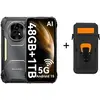 Image de Téléphone Robuste Blackview XPLORE 2 Dimensity 8300 Android 15 (12 Go + 24 Go) RAM 256 Go ROM Écran 6,78 pouces 120 Hz 20000 mAh with case noir
