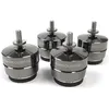 Image de Pack 4 pieds isolants pour enceintes Iso Acoustics Gaia II Gris et noir