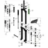Image de Dvo Garde-boue Avant Onyx 38 D1/d2/wp Ref 8 One Size
