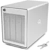 Image de OWC Mercury Elite Pro Quad - Boîtier pour disque dur - 2.5/3.5 pouces - Serial ATA III - Connexion USB (2.5", 3.5"), Boîtier pour disques durs, Argent