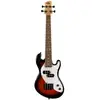 Image de KALA Solid Body 4-String Fretted U-Bass Tobacco Burst compacte elektrische basgitaar met gigbag (Basse électrique), Guitare, Marron