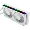 Image de Watercooling AIO - Frozen Infinity 240 - Blanc - Ventilateurs 2x120mm ARGB - Compatibilité Intel et AMD