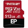 Image de Patriot EP V30 Speicherkarte MicroSDXC (512 Go, microSDXC, U3, UHS-I), Carte mémoire, Rouge, Noir