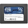 Image de SSD Interne Patriot P210 P210S512G25 512Go SSD 2.5" SATA III 520Mo/s Noir