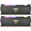 Image de PATRIOT Kit Barrettes mémoire 16Go (2x8Go) DIMM DDR4 Viper Steel RGB PC4-25600 (3200Mhz) (Noir)