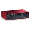 Image de Focusrite Scarlett 2i2 - 4ème génération, Interface audio, Noir, Rouge