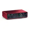 Image de Focusrite Kit d'enregistrement Scarlett 2i2 Studio - 4e génération (USB), Interface audio, Noir, Rouge