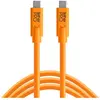 Image de Tether Tools TetherPro USB-C / USB-C (Câble), Accessoires vidéo, Orange