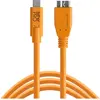 Image de Tether Tools TetherPro USB-C / 3.0 Micro-B (Câble), Accessoires vidéo, Orange