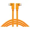 Image de Tether Tools TetherTools TetherPro USB-C Right Angle 2x orange (4.60 m, USB 3.2 Gen 2, 100 W), Câble USB