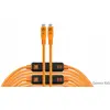 Image de Tether Tools TetherPro USB-C Optima 10G gerade orange 9,4m (9.40 m, USB 3.2 Gen 2), Câble USB