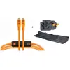 Image de Tether Tools LeverLock&Cable Kit Optima 10G gerade orange 4,6m (4.60 m, USB 3.2 Gen 2), Câble USB