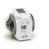 Image de KODAK Pixpro 4KVR360 Action Cam Blanc - Pack Ultimate - Camera numerique 360° - Double objectif - Video 4K - Accessoires inclus
