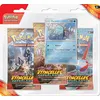 Image de Cartes à collectionner Pokémon EV08 Pack 3 boosters Ecarlates et Violet Etincelles Déferlantes Modèle aléatoire