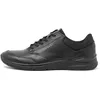 Image de Ecco Série Irving Cuir Tissu Lacets Business Casual Baskets Homme Noir 51173451052 44 gray