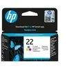 Image de HP 22 - 5 ml - couleur (cyan, magenta, jaune) - original - emballage coque avec alarme radioélectrique - cartouche d'encre - pour Deskjet F2185, F2187, F2210, F2235, F2240, F2275, F2280, F2290, F375, F4175, F4190, F4194