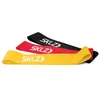 Image de SKLZ Jeu de bandes de résistance Mini Bands 3 pcs Jaune rouge noir