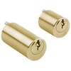 Image de Jeu de cylindres 40 mm laiton poli pour verrou trois clés JPM 835740-01-0A