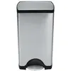 Image de Poubelle Inox Rectangulaire à Pédale 38l