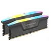 Image de CORSAIR Vengeance RGB - DDR5 - kit - 32 Go: 2 x 16 Go - DIMM 288 broches - 5200 MT/s / PC5-41600 - CL40 - 1.25 V - on-die ECC - gris clair