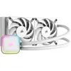 Image de Corsair iCUE H100i RGB ELITE, Refroidissement liquide CPU, Blanc