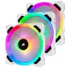 Image de CORSAIR LL Series LL120 RGB Dual Light Loop - Ventilateur châssis - 120 mm - blanc, bleu, jaune, rouge, vert, orange, violet (pack de 3)