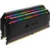 Image de Corsair Dominator Platinum RGB 16Go (2x8Go) DDR4 3200MHz C16, Eclairage LED RGB dynamique Kit de Mémoire Noire