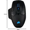 Image de Corsair Dark Core RGB Pro (Filaire, Sans fil), Souris, Noir