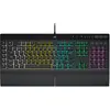 Image de Corsair K55 RGB PRO - Taille complète - USB - AZERTY - RGB LED - Noir (BE, Filaire), Clavier, Noir