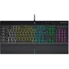 Image de Corsair K55 RGB PRO Clavier USB AZERTY français (FR, Filaire), Clavier, Noir