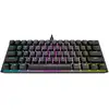 Image de Clavier gaming mécanique filaire RGB Corsair - K65 Mini 60% - Noir