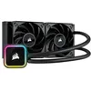 Image de CORSAIR iCUE H115i RGB ELITE - Système de refroidissement liquide de processeur - Taille de radiateur : 280 mm - (pour : AM4, sTRX4, LGA1155, LGA1150, LGA1151, LGA1156, LGA2011, LGA2066, LGA1200, LGA2011-3, LGA1700) - 140 mm