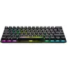 Image de CORSAIR K70 PRO MINI - Clavier - taille 60 % - rétroéclairé - sans fil - USB, 2.4 GHz, Bluetooth 4.2 - AZERTY - Français - commutateur : CHERRY MX Red - noir