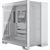 Image de CORSAIR 6500D AIRFLOW - Mid tower - ATX - panneau latéral fenêtré (verre trempé) - pas d'alimentation (ATX) - blanc - USB/Audio