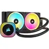 Image de Corsair iCUE LINK H100i RGB AIO, Refroidissement liquide CPU, Noir