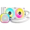 Image de Corsair iCUE Link H100i RGB AIO, Refroidissement liquide CPU, Blanc