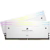 Image de Corsair Dominator Titanium (2 x 16GB, 6000 MHz, RAM DDR5, DIMM), Mémoire vive, Multicolore, Blanc
