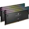 Image de CORSAIR Dominator Titanium RGB - DDR5 - kit - 48 Go: 2 x 24 Go - DIMM 288 broches - 7200 MHz / PC5-57600 - CL36 - mémoire sans tampon - noir