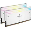 Image de CORSAIR Dominator Titanium RGB - DDR5 - kit - 32 Go: 2 x 16 Go - DIMM 288 broches - 7000 MHz / PC5-56000 - CL34 - 1.45 V - mémoire sans tampon - blanc